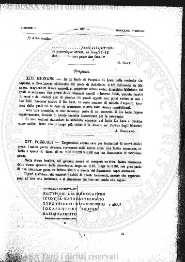 n. 21 (1889) - Pagina: 161 e sommario