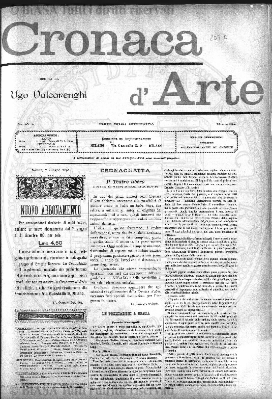 s. 3, n. 21-22 (1907) - Pagina: 161 e sommario