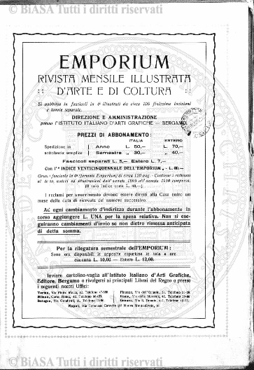 n. 2 (1909) - Copertina: 1 e sommario