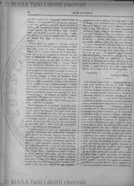 n. 13 (1886) - Frontespizio