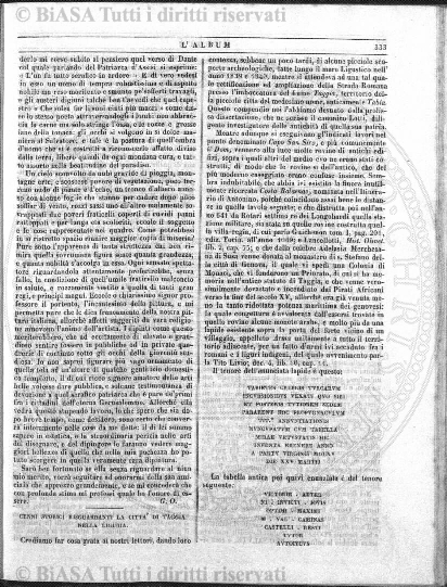 Indici (1888-1889) - Frontespizio