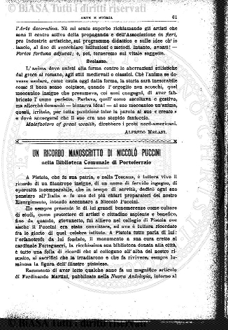 n. 8 (1906) - Frontespizio
