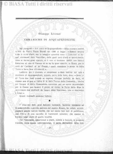 n. 10 (1934) - Frontespizio e sommario