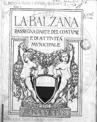 n. 9 (1907) - Copertina: 1 e sommario