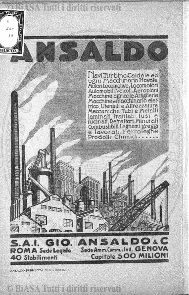 n. 28 (1911) - Frontespizio