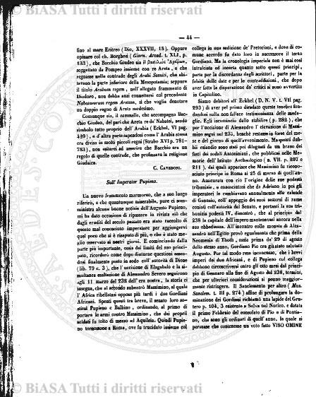 s. 3, n. 8 (1901) - Pagina: 45 e sommario