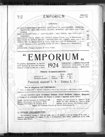 n. 25 (1919) - Frontespizio