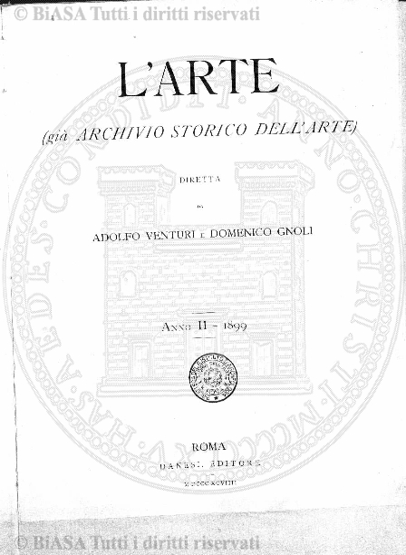 n. 38 (1885) - Frontespizio