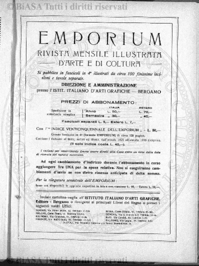 n. 18 (1907) - Frontespizio