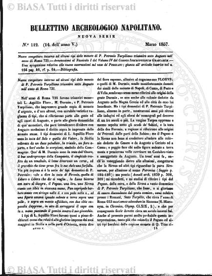 n.s., n. 5 (1891) - Pagina: 33 e sommario