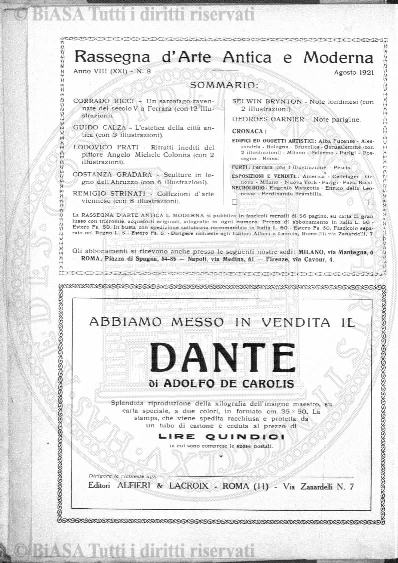 n. 31 (1899) - Frontespizio