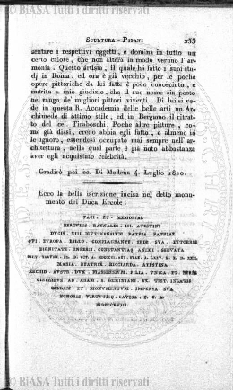 Indici (1875) - Frontespizio