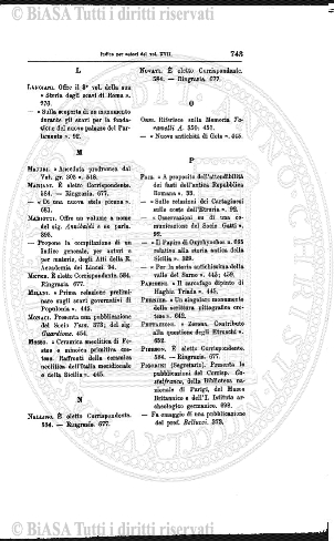 n. 8 (1873-1874) - Sommario: p. 57