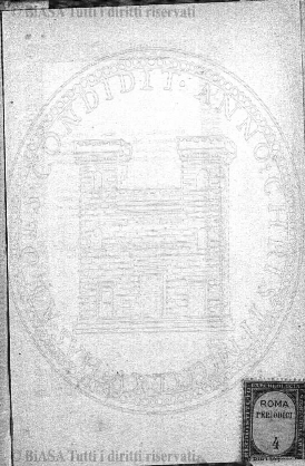 Indice topografico (1893) - Frontespizio