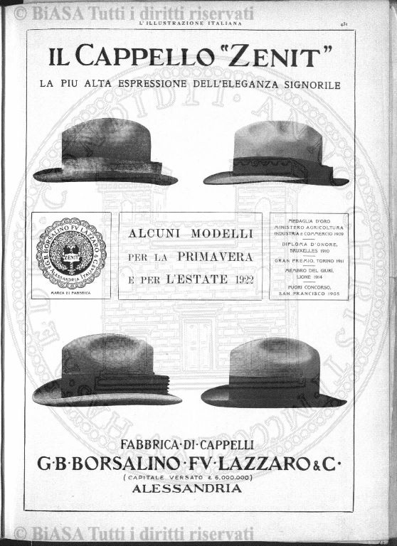 n. 1, spogli (1896-1897) - Copertina: 1