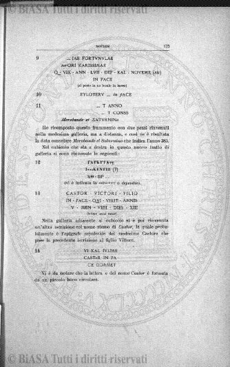 Indici (1881) - Frontespizio