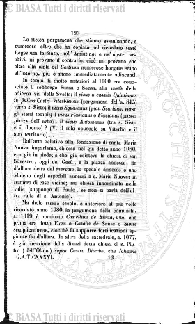 Indice topografico (1882) - Frontespizio