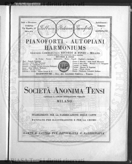 n. 8 (1925) - Frontespizio