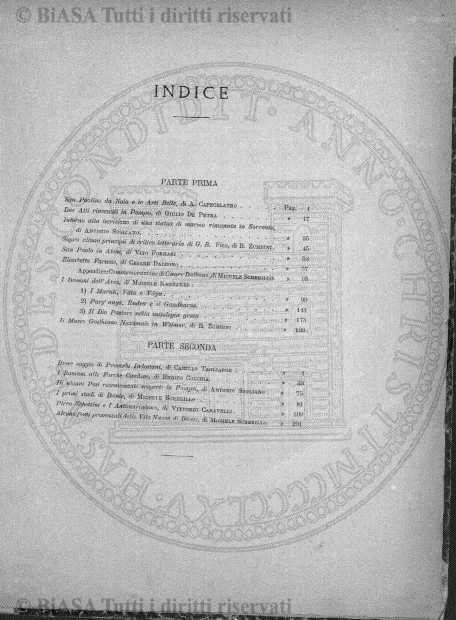 n. 7 (1924-1925) - Pagina: 105 e sommario