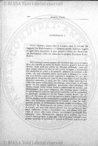Indici (1869) - Frontespizio