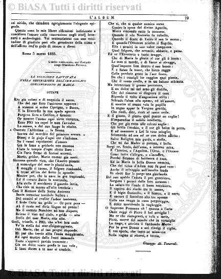 n.s., v. 161, n. 15 (1859) - Frontespizio