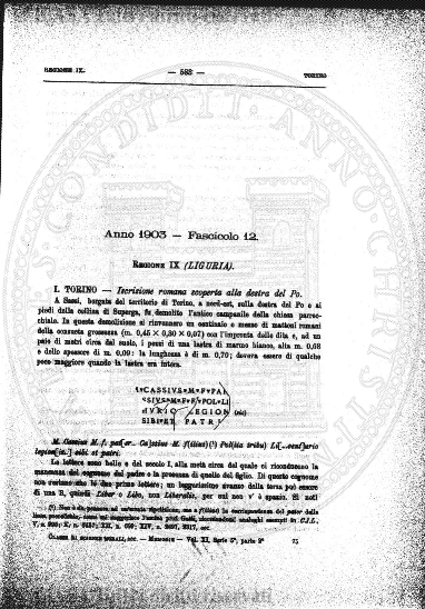 n. 7 (1923) - Copertina: 1 e sommario