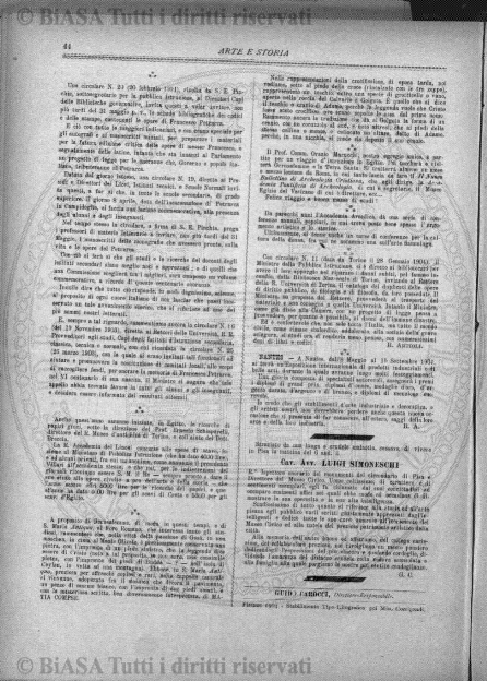 n. 22 (1890-1891) - Pagina: XXV