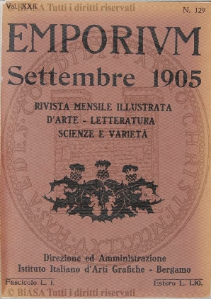 n. 1 (1923) - Copertina: 1 e sommario