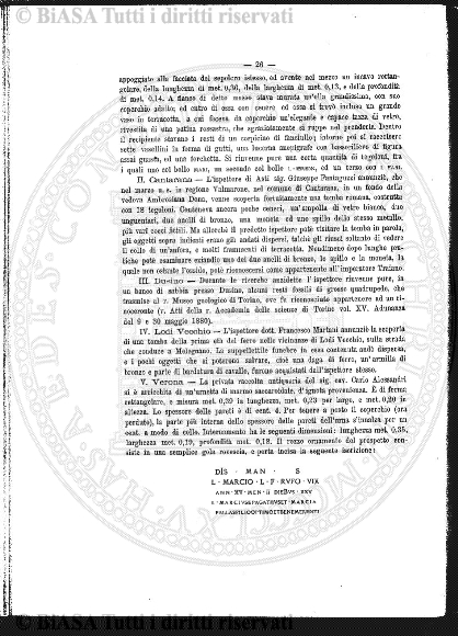 Indice topografico (1880) - Frontespizio
