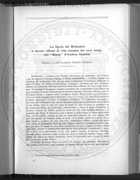 n. 9 (1908) - Frontespizio