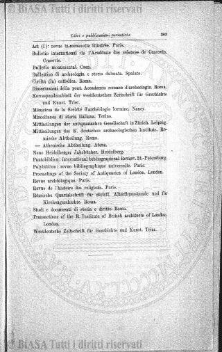 1903-1904 (1903-1904) - Frontespizio e indice