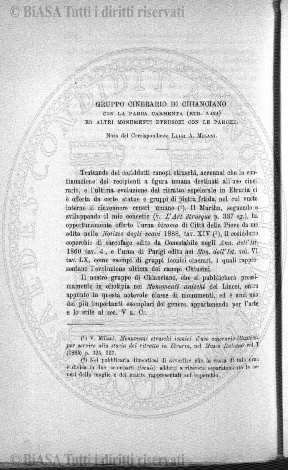n. 1 (1883) - Pagina: 1 e sommario