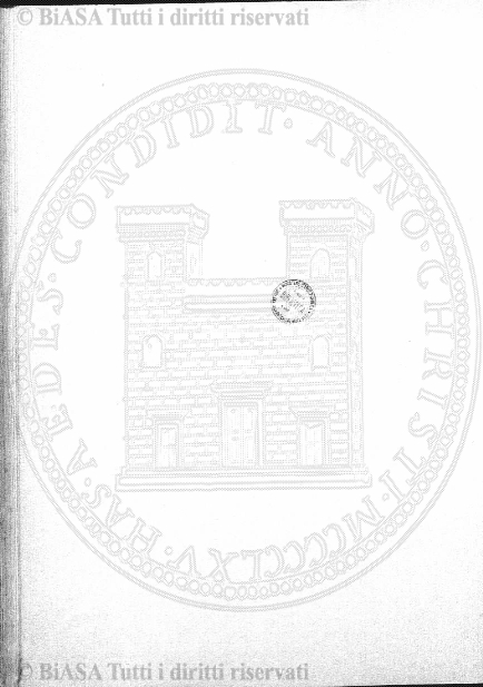 Indice topografico (1877) - Frontespizio