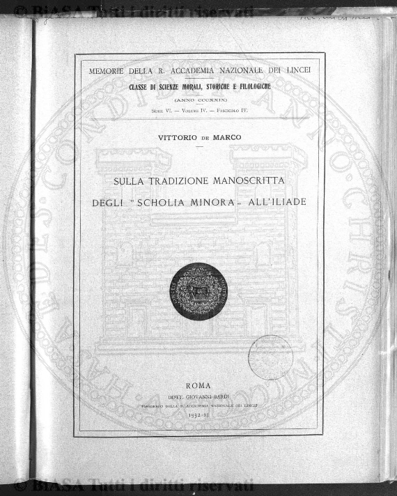 s. 3, n. 17-18, n. monografico (1905) - Pagina: I e sommario