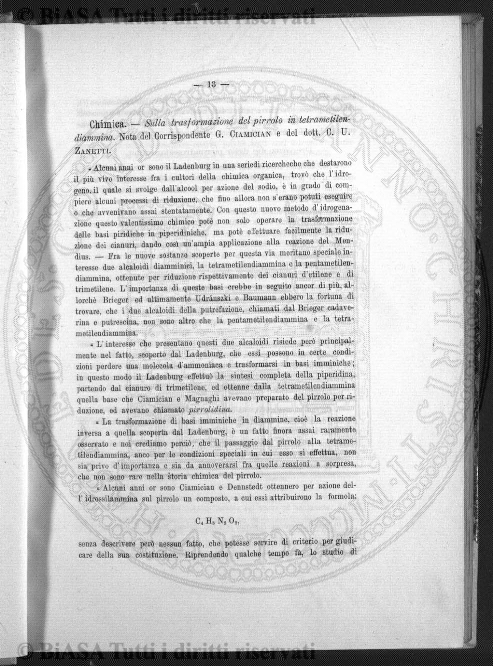 n. 25 (1883) - Frontespizio