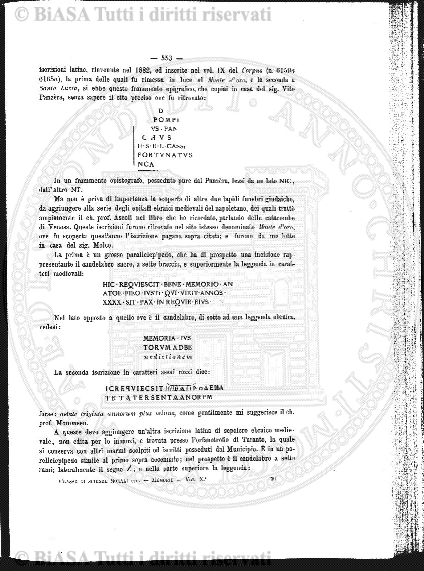 n. 29 (1885) - Frontespizio