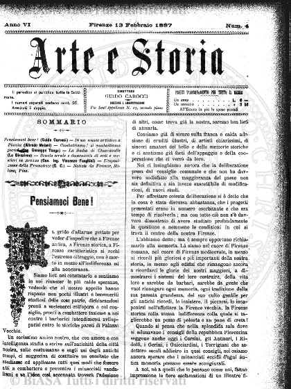 n. 1 (1909) - Frontespizio