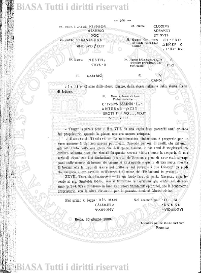 n. 30 (1879) - Frontespizio