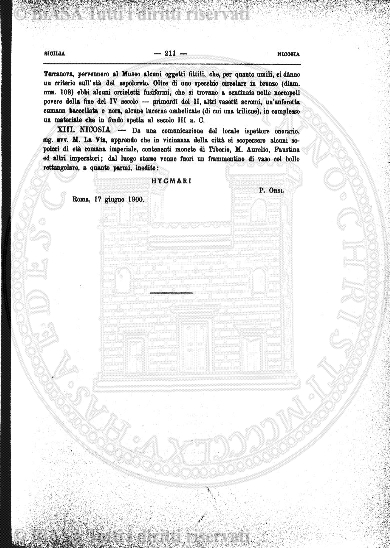 n. 21 (1890-1891) - Pagina: XXI