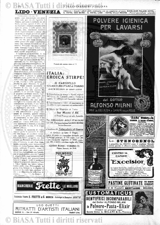 n. 1 (1921) - Frontespizio