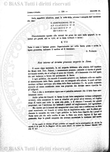 s. 5, n. 11 (1890) - Sommario: p. 161