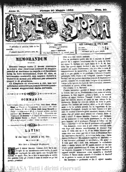 n. 30 (1910) - Frontespizio