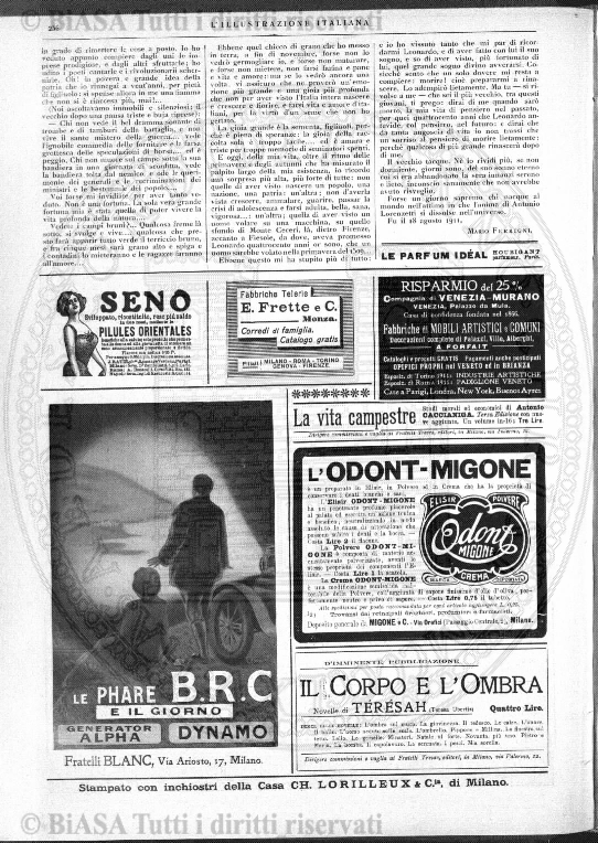 n. 45 (1910) - Frontespizio