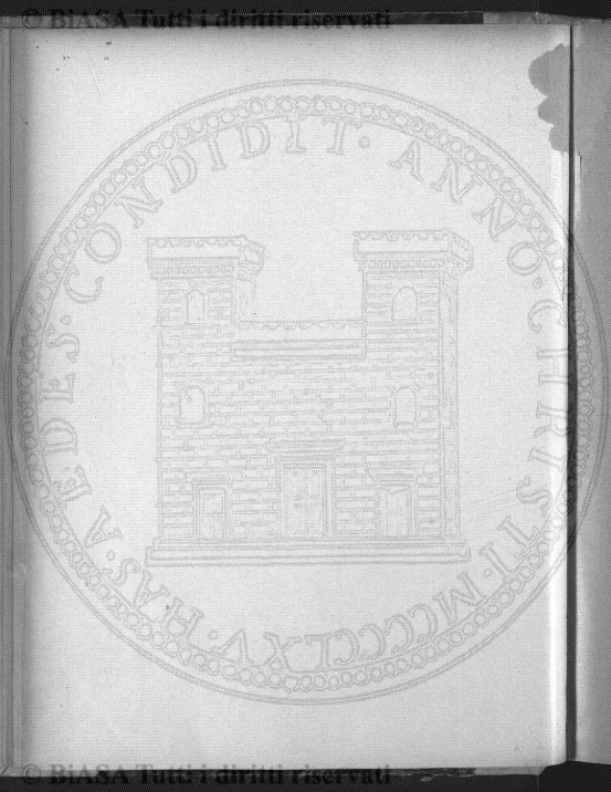 Indice topografico (1900) - Frontespizio