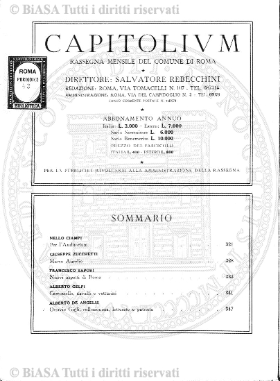 gen (1927) - Frontespizio