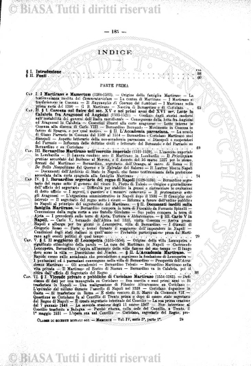 Indice topografico (1891) - Frontespizio