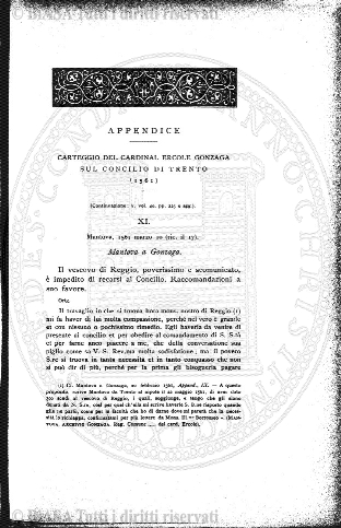 n. 1 (1909) - Frontespizio