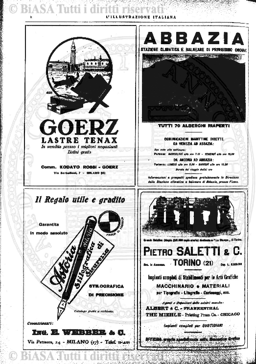 n. 13 (1922) - Frontespizio