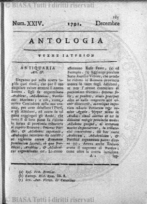 v. 11, n. 35 (1784-1785) - Pagina: 281