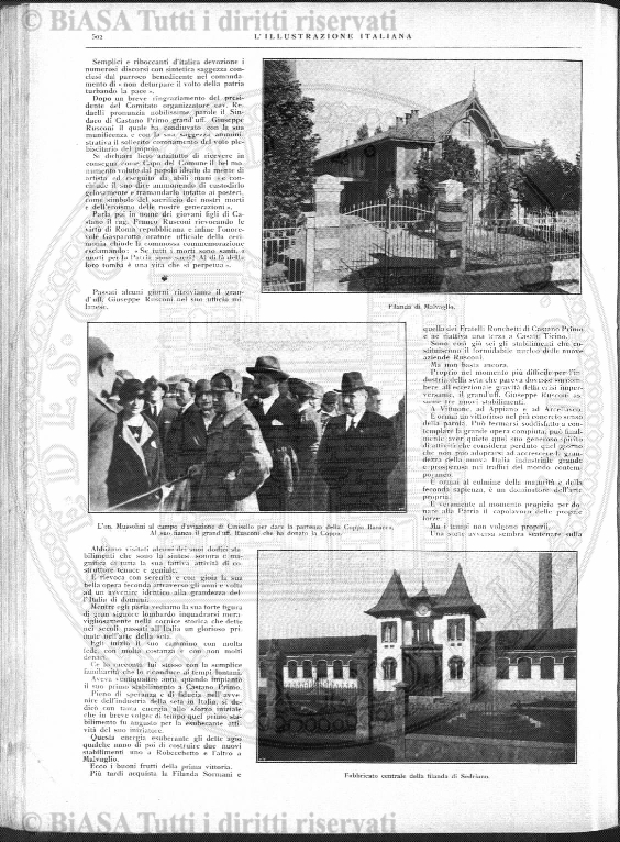 n. 7 (1921) - Frontespizio